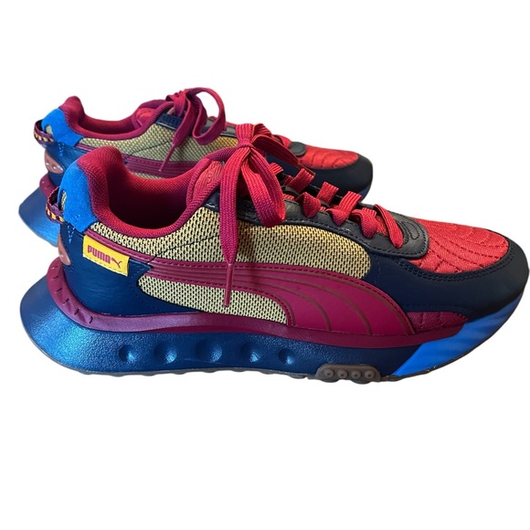 Puma Other - Puma Tennis Shoes in Navy, Mustard, and Deep Red in Unisex Size 7.